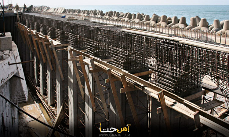 میلگرد 20 ذوب آهن اصفهان در پل سازی