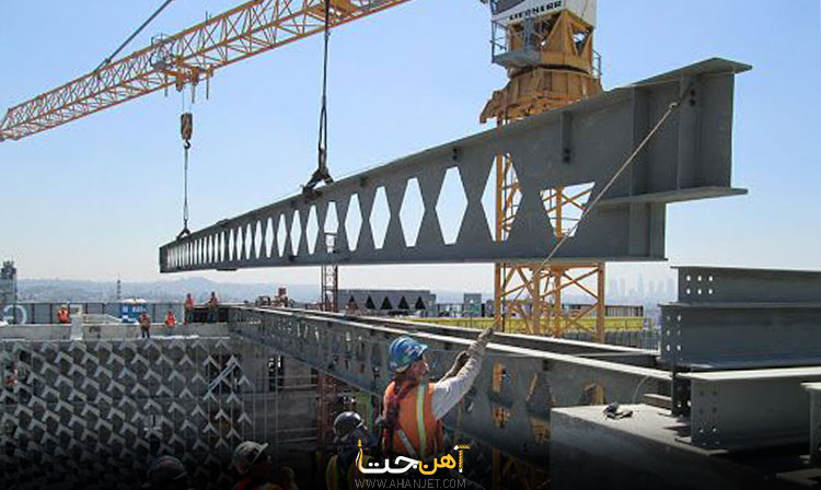 تیرآهن لانه زنبوری